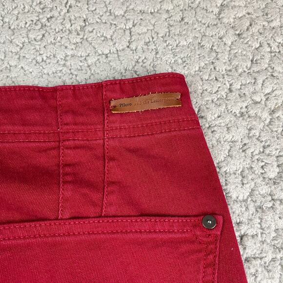 Pilcro and the Letterpress Anthropologie High Rise Skinny Button Fly Pants 29 - Picture 6 of 10